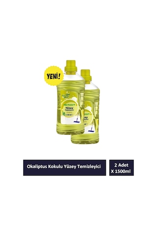 Okaliptus Kokulu Yüzey Temizleyici 2 Adet X 1500 Ml 2'li Set 92405499
