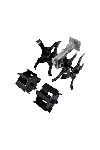 Benzinli Tırpan Çift Çapalama Aparatı 26 Mm 9 Diş + 7 Li Lüks Bahçivan Seti