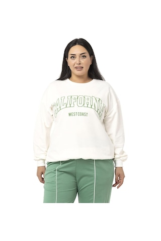 Büyük Beden İki İplik Mint Yeşili Eşofman Takımı-mint Mint Yeşili