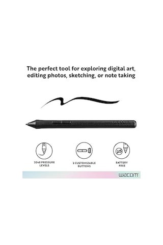 Wacom Lp190k Kalem, Siyah/çok Renkli