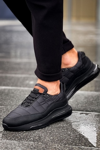 Mn179 - Cst Sporty Runner Erkek Ayakkabı Sıyah Siyah