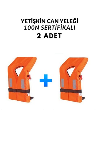 Can Yeleği Yetişkin 100n Sertifikalı 2 Adet