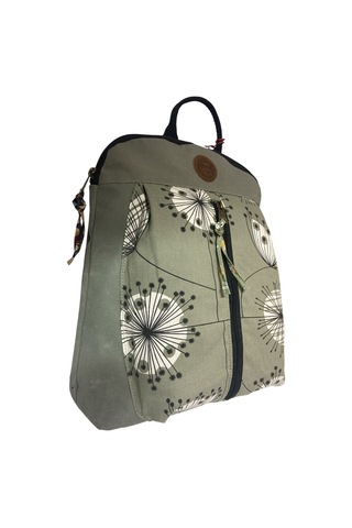 Vintage Kanvas Renkli Otantik Günlük Gezi Seyahat Sırt Çantası Lucas Bag 30 Cm X 37 Cm Gri