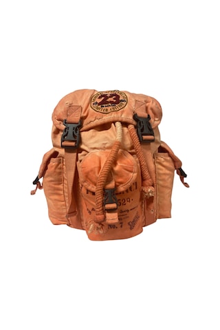 Kaliteli Tek Gözlü Vintage Disayn Unisex Sırt Günlük Okul Gezi Kamp Trekking Çantası Kc Ahtapot Bag Turuncu