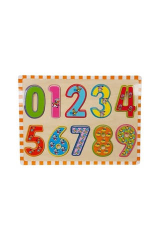 5215 -wooden Puzzle Numbers 10 Parça Standart