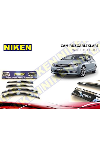 Honda Civic Kromlu Cam Rüzgarlığı Niken 2007-2011