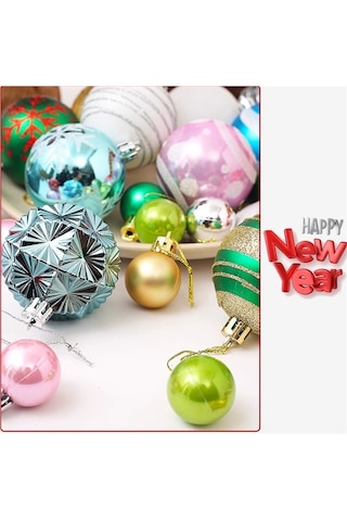 Ambition No.8 Yılbaşı Top Cazibesi, 3-6cm Set Elektroliz Top