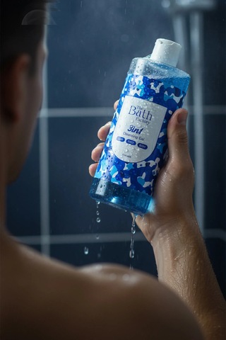 3 İn 1 Erkeklere Özel Saç Yüz Vücut Temizleme Jeli 400 Ml Tüm Saç Tipleri