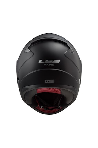 Ls2 Rapıd 2 Mat Siyah Kapalı Motosiklet Kaskı Siyah Camlı