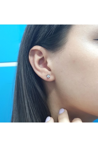 Lova 0.40 Karat Pırlanta Tektaş Küpe - 3040021