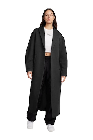 Nike Sportswear Tech Fleece Womens Oversized Duster Jacket Oversize Kadın Uzun Ceket Siyah Siyah