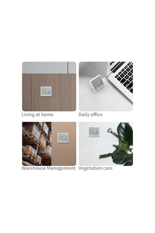 Atuman Th1 Dijital Saat Termohigrometre Termometre Nem Ölçer