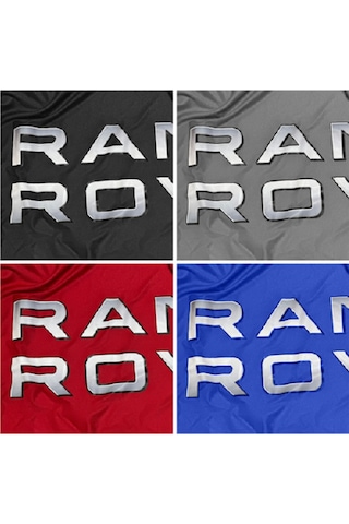Land Rover Range Rover 4 Long Araba Brandası Siyah Penye Range Rover Logolu Oto Branda