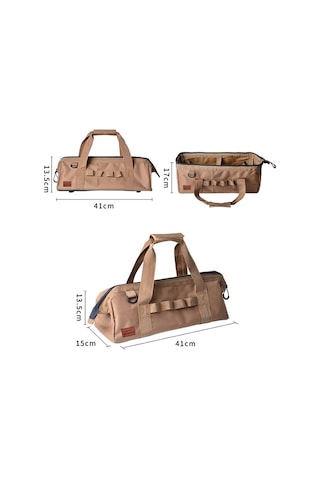 Sundick Kamp Alet Çantası Büyük Kapasiteli Geniş Ağızlı Depolama Yeşil Ordu Diğer