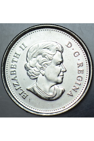Kanada 25 Cent 2013 Hatıra-kuzey Kutbunda Yaşam-beluga Balinası.