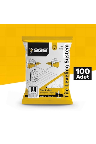 Sgs 1 Mm Derz Seviye Tespit Klipsi 100lü Paket 1 Mm