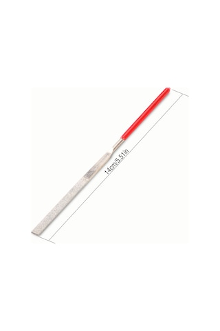 Moveevo Gitar, Keman, Gucheng İçin 10'lu Çeşitli Şekillerde Metal Testere Seti - Dürtme Engellli Kolu, Dayanıklı, Profesyonel Polisaj Aracı