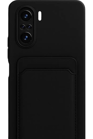 Newface Xiaomi Mi 11i Kılıf Kelvin Kartvizitli Silikon - Siyah Diğer