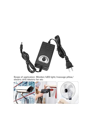 Lemestar 100-240v Amerikan Tipi 2a Hızlı Şarj Ac/dc Adaptörü - Aşırı Gerilim/akım Korumalı, Monitör/led Işık/uzaktan Kumanda Vb. İçin