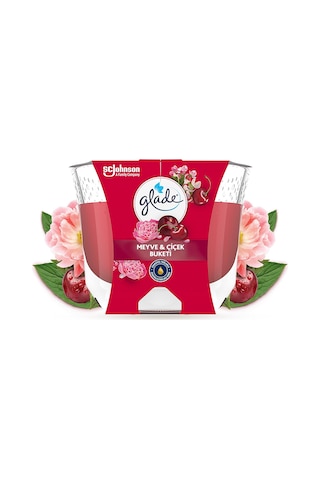 Lexroo Meyve Çiçek Buketi Büyük Mum 204 G Çok Renkli