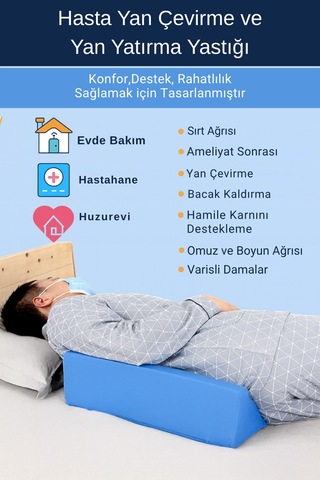 Hasta Yan Çevirme, Ayak, Bel Ve Bacak Yastığı