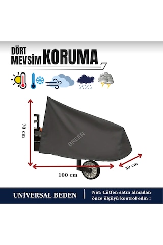 Siyah Karavan Çekme Kancası Koruyucu Örtü, Birleşim Yeri Kılıfı, Su Geçirmez, Toz Ve Kir Önleyici Branda