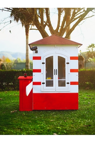 Mandu Bariyerli Ahşap Güvenlik Kulübesi Bekçi Kulübesi