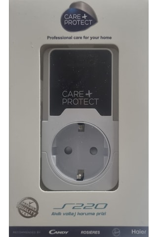 Care Protect Elektronik Cihaz Voltaj Koruyucu Beyaz Eşya & Ev Aletleri İçin Güvenli Koruma
