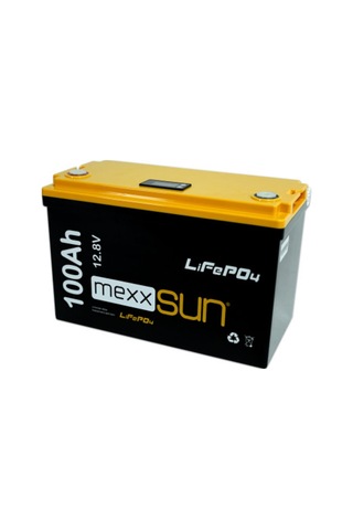 Mexxsun 12.8 Volt-100ah Lifepo4 Lityum Akü