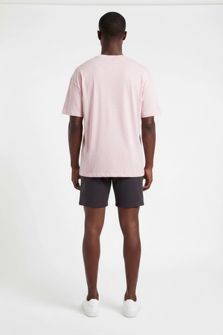 Usa Basketball Jordan Pembe Erkek Oversize T-shirt 141955