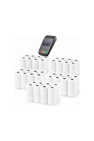 Termal Pos Rulosu 56x16 50'li Ekonomik Paket Tüm Pos Cihazlara Uyumlu