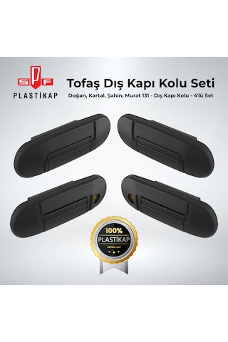 Plastikap Tofaş Doğan, Kartal, Şahin - Dış Kapı Kolu - 4'lü Set