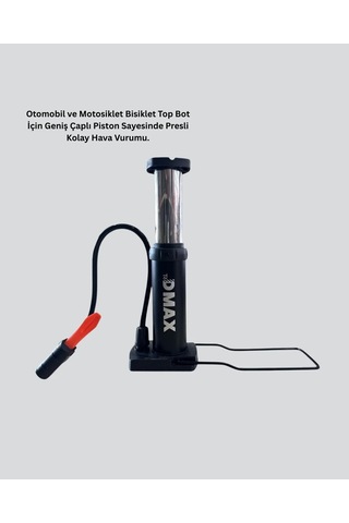 Ayak Pompası Otomobil Motosiklet Bisiklet Lastik Şişirme 1 Adet