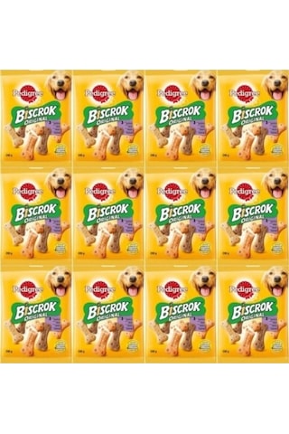 Pedigree Biscrok Original Köpek Ödül Bisküvisi 12 x 500 G