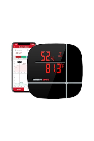 Lexroo Thermopro Tp90 Wifi Akıllı İç Mekan Termometre Ve Nem Ölçer