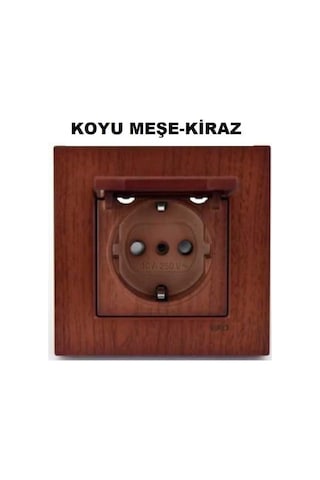 Viko Artline Novella Füme Kapaklı Topraklı Priz Çerçeveli - 92605