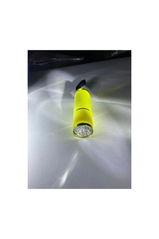 Mini Led El Feneri Anahtarlık Taşınabilir, Güçlü Işık, Kamp & Acil Durum Feneri Sarı