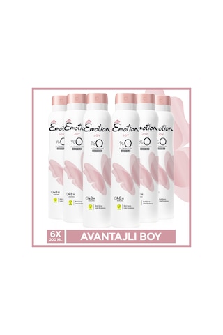 Emotion Joy Kadın Sprey Deodorant 6 x 200 ML