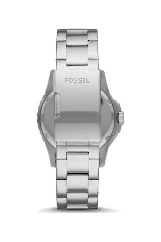 Fossil Ffs5657 Quartz Çelik Gri Siyah Kadran 42 Mm Erkek Kol Saati
