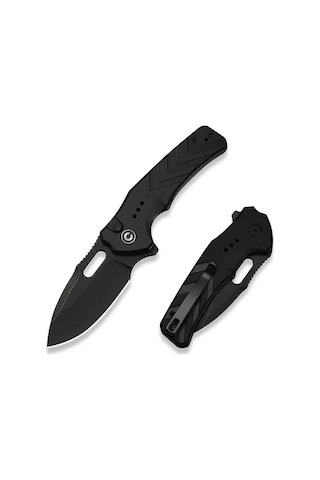 Civivi Vexron Milled Black G10 Handle Black Stonewashed 14c28n Blade Kamp Çakı Siyah