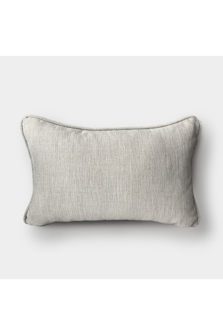 "solid" Keten Dokulu Kırlent Kılıfı - 30x50 - Bej Bej