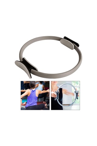Suntek Pilates Ring Tonlama Uyluk Bacaklar Direnç Yoga Gri Gri