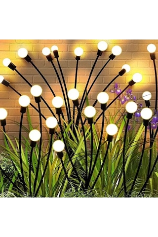 Top Led Güneş Enerjili Bahçe Aydınlatma Solar Bahçe Süsü 2 Mod 8 Top Gün Işığı