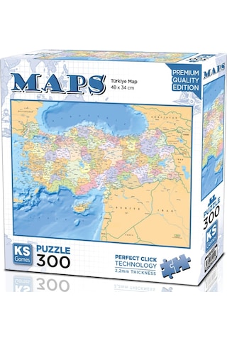 Ks Games 300 Parça Türkiye Haritası Puzzle - 19263