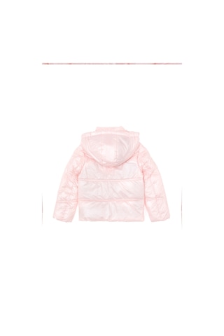 U.S. Polo Assn. Kız Çocuk Açık Pembe Kapüşonlu Mont 50313056-VR078