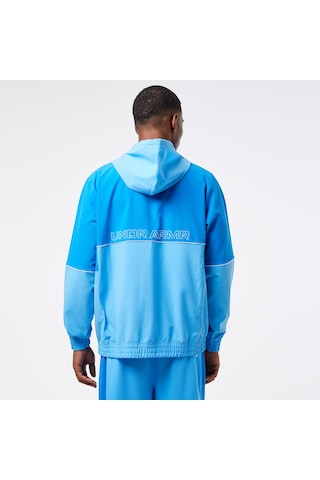 Under Armour Baseline Woven Erkek Mavi Ceket Düz 1383400 Mavi