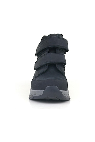 Rakerplus Trekking Hakiki Deri Siyah Cırtlı Erkek Çocuk Bot Siyah