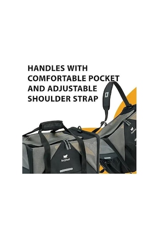 Ferplast Voyager 350 Kumaş Taşıma Çantası - Siyah Max.15kg 45cm