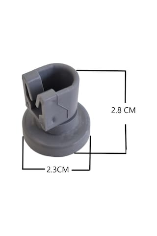 Universal Bulaşık Makinesi Sepet Tekeri Electrolux-Vestel Uyumlu 50278101006 10 Adet Çapı: 2,3 Cm