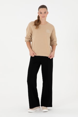 U.S. Polo Assn. Kadın Siyah Loose Fit Eşofman Altı 50297276-VR046